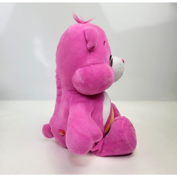 Care Bears Pink Cheer Bear Hug and Giggle Rainbow Plush Giggles Sound 13" 2018 - Picture 4 of 15